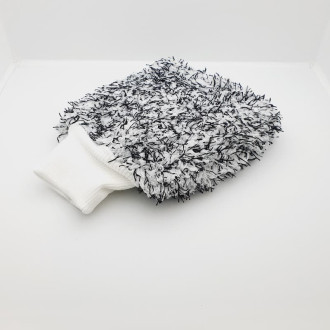 Рукавиця (рукавичка) з коротким ворсом мікрофіброва для миття, чорна Magnum Magnum