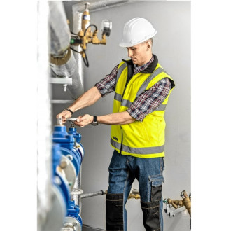 Жилет двусторонній REMS, світловідбиваючий HOEGERT S (HT5K245-S)