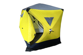 Намет зимовий "BIG ATLANT" CUBE жовтий (180*180*205см) <AXXIS> AXXIS