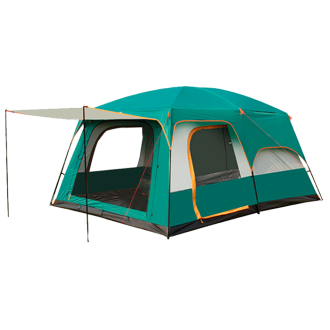 Намет 3х(6ти) місний, "DrunkCarp"(зелений) з тамбуром та тентом, для пікніка 320*220*195 <AXXIS> AXXIS