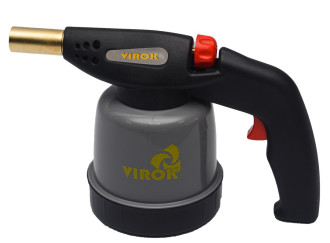 Лампа паяльна газова VIROK з п`єзопідпалом , під балон 190 г  [6] VIROK