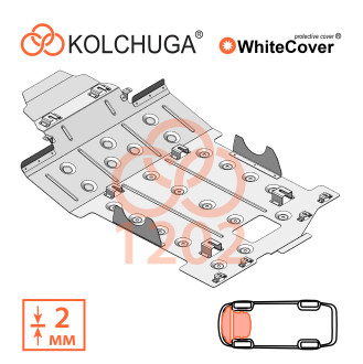 Захист двигуна Lexus LX 600 2021- Kolchuga WhiteCover (4.1202)