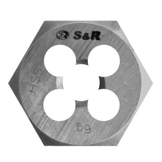 S&R Плашка гексогональна S&R M8x1,2 мм