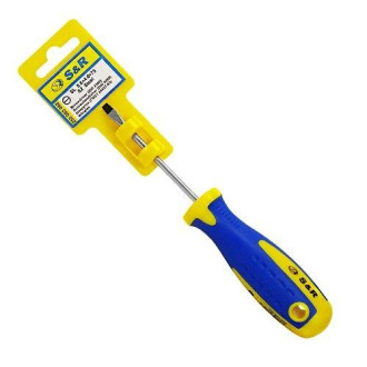 Викрутка S&R серії S2 із профілем SL4 х 0.8 x 75мм