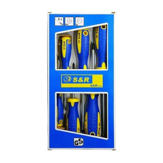 S&R Набір викруток S&R серії S2 6 шт