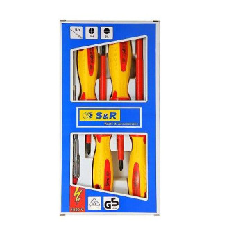 S&R Набір діелектричних викруток S&R 5 шт.