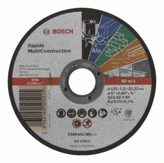 Bosch Коло відрізне Bosch Rapido MultiConstruction ACS 60 V BF 125