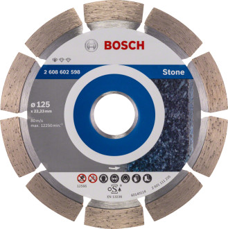 Bosch Диск сегментний відрізний Bosch по каменю Professional 125