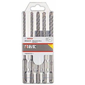 Bosch Набір бурів Bosch SDS plus-5X, 5 шт.