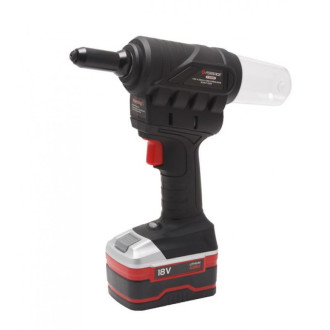 FORSAGE Заклепочник акумуляторний (18V, 4.0AH, LI-ION, 9000Нм, розміри адаптерів для заклепок-2.4, 3.2, 4.0, 5.0) FORSAGE F-03066