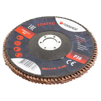 FORSAGE Круг пелюстковий торцевий, P 36, 150 х 22.2 мм Forsage F-FD636Q