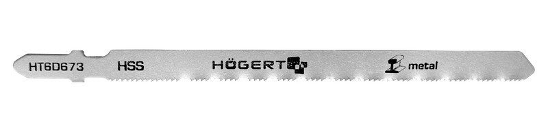 HOEGERT Полотно для електролобзика по металу, чистий  рез, (уп/5 шт) HOEGERT 132 (HT6D673)