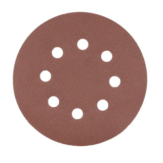 HOEGERT Круг  шліфувальний на липучці з отворами (уп/5 шт.) HOEGERT 125 (HT8D122)