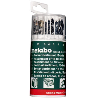 Набір свердел універсальний Metabo 18 шт.