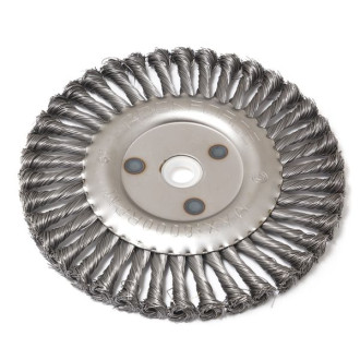 ROCKFORCE Кордщітка дискова сталева кручена для КШМ 200мм RockForce RF-BWF108