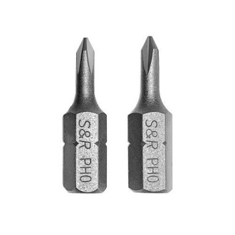 S&R Біти S&R PH0 x 25 мм 2 шт.