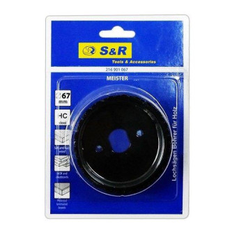 Кільцева пила по дереву S&R Meister 67 мм