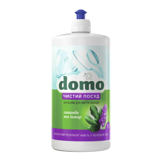 Бальзам для миття посуду DOMO "Лаванда та інжир" пластик. канистра
