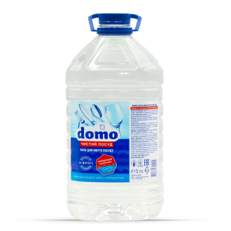 	Засіб для миття посуду DOMO "Без запаху" (пластик. канистра)