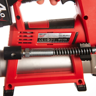 Шприць для змазки MILWAUKEE M12 GG-401B (Li-Ion 4Ач) 4933441675 (+ заряд. пристрій, 1 акум., в сумці для інструментів)
