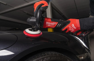 Машина полірувальна кутова акумуляторна MILWAUKEE M18 FAP180-0, O диска 180мм (+ полірувальна платформа, пилезахисний екран, D-о
