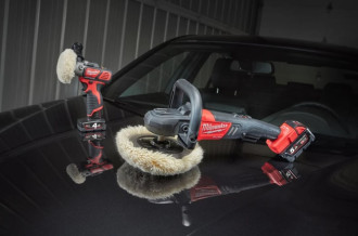 Машина полірувальна кутова акумуляторна MILWAUKEE M18 FAP180-0X, O диска 180мм, (+ полірувальна платформа, пилезахисний екран, D