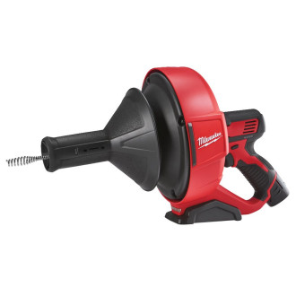 Машина прочистна акумуляторна MILWAUKEE, M12 BDC6-0C, трос 6м, ємність для зберігання