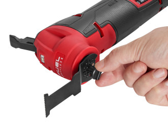 Інструмент багатофунціональний акумуляторний MILWAUKEE, M18 FMT-0X (+ універсальне лезо, шліф. підошва, шліф. папір, HD кейс)