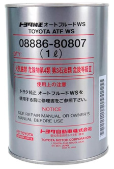 Олива трансмісійна TOYOTA/LEXUS ATF WS