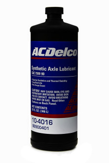 Олива трансмісійна AC Delco Synthetic Rear-Axle Lubricant