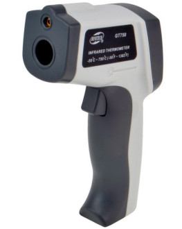 Безконтактний інфрачервоний термометр (пірометр) цв дисплей, -50-750°C, 12:1, EMS=0,1-1 BENETECH GT750