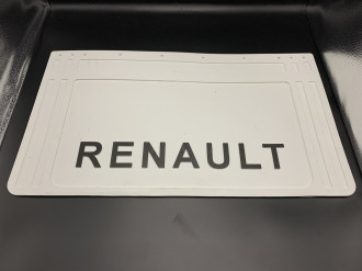 Бризковик на заднє двосхиле колесо "RENAULT" 640х360мм білий  GURBUZ PLASTIK