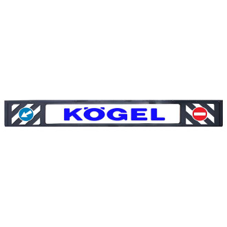 Бризговик гумовий на задній бампер тиснений "KOGEL" 1 сорт 2400х350мм GURBUZ PLASTIK