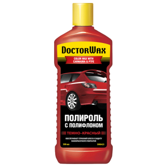COLOR WAX WITH CARNAUBA & PTFE DARK RED