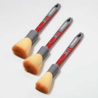 Пензлі (набір) MAGNUM GREY (3 шт.) з ультрам’яким синтетичним ворсом та гумовою ручкою