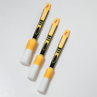 Пензлі (набір) MAGNUM YELLOW (3 шт.) з синтетичного м’якого ворсу та гумовою ручкою