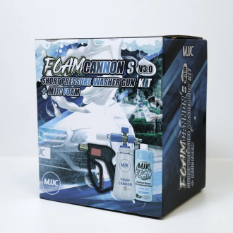 Комбо-набір MJJC: Пінокомплект (Пінна насадка) Foam Cannon S V3.0 + Пістолет-тригер + Насадка 5-в-1