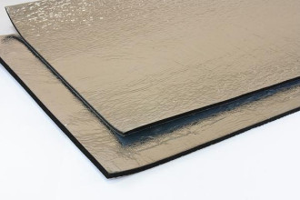 Шумоізоляційний лист ULTIMATE SOFT з клеєм металізованим 500x750x10мм ULTIMATE 7075541