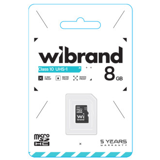Карта пам'яті Wibrand 8Gb Class 10