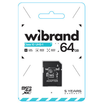Карта пам'яті Wibrand 64Gb
