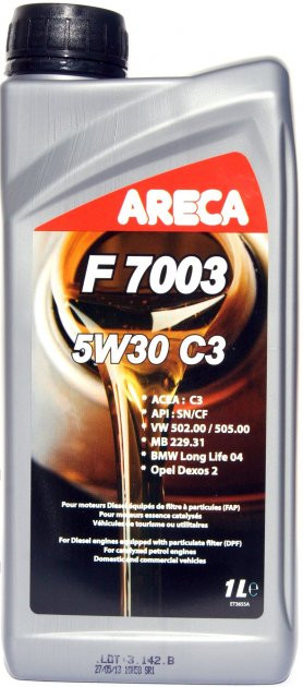 Олива моторна ARECA F7003 050893