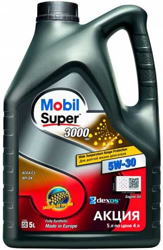 Олива моторна MOBIL Super 3000 XE 156156