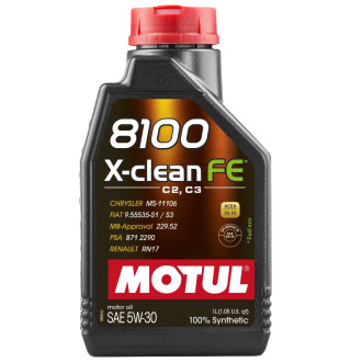 Олива моторна Motul 8100 X-clean FE 814101