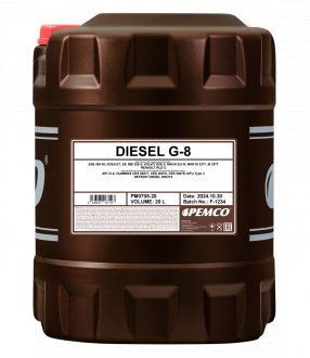 Олива моторна PEMCO PM Diesel G-8 UHPD PM070820