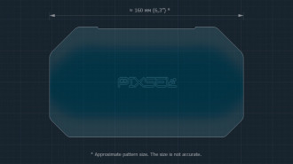 Захисне скло Pixsel на спідометр мотоцикла MUSSTANG REGION ST200 7.3“