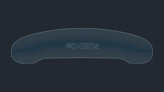 Захисне скло Pixsel на панель приладів PORSCHE TAYCAN - 20.5“ 2020 -