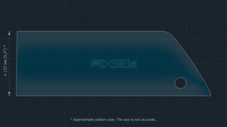 Захисне скло Pixsel на монітор TOYOTA HIGHLANDER - 17“ 2023 -