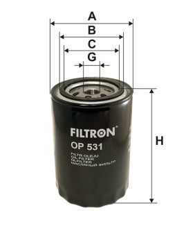 Фільтр масляний Filtron OP531