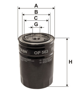 Фільтр масляний Filtron OP563