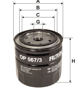 Фільтр масляний Filtron OP5673